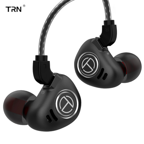 Écouteurs intra-auriculaires en métal hybride, moniteur IEM HIFI, oreillettes de Sport, course à pied, oreillettes détachables à 2 broches, BA5/ST1/V80, TRN V90 4BA + 1DD ► Photo 1/6