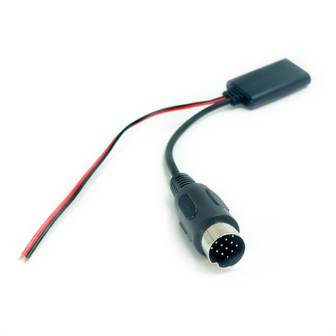 Biurlink adaptateur de câble Audio sans fil | Bluetooth 5.0 musique AUX, adaptateur de câble Audio MP3 d'entrée stéréo, prise 13Pin ► Photo 1/4