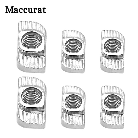 Écrou en T coulissant M3/M4/M5, pour connecteur de fixation d'écrou, Extrusion d'aluminium, 50 pièces/lot, série 2022 et 3030 ► Photo 1/6