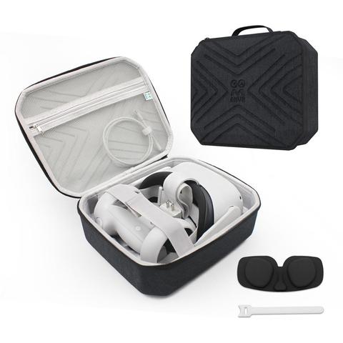 Pour Oculus Quest 2 étui Portable stockage transport sac de voyage EVA Double fermeture éclair libre lentille protecteur VR accessoires ► Photo 1/6