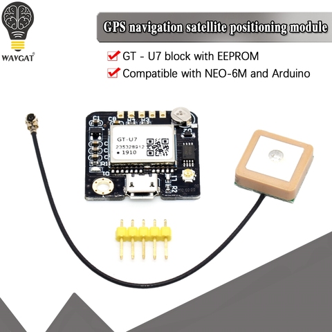 GT-U7 GPS module navigation satellite positionnement compatible NEO-6M 51 micro-ordinateur à puce unique STM32 pour Arduino ► Photo 1/6