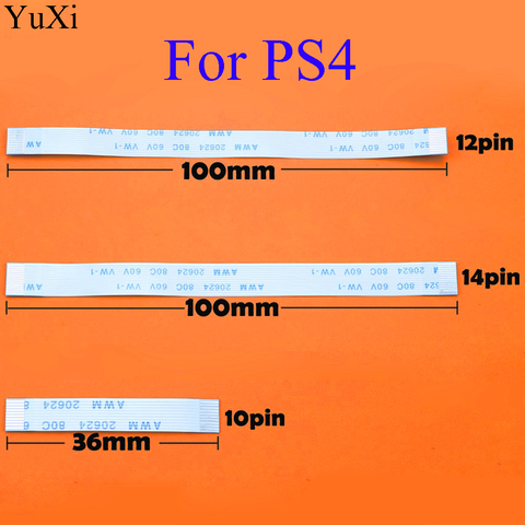 YuXi – ruban de commutateur d'alimentation, 10 broches, 12 broches, 14 broches, câble flexible, outil pour contrôleur Dualshock 4 PS4, 36mm 100mm ► Photo 1/4