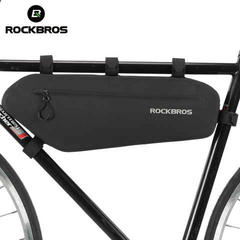 ROCKBROS – sac de vélo étanche, cadre avant, sacoche triangulaire pour vtt, cyclisme sur route, accessoires de bicyclette résistants à la saleté ► Photo 1/6