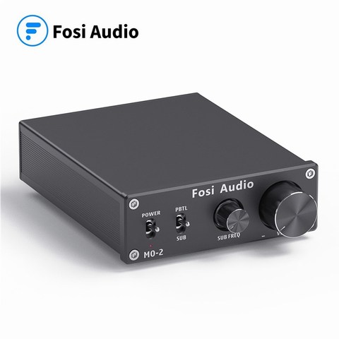 Fosi Audio Subwoofer amplificateur Mono canal ampli Home cinéma puissance ampli 100W M02 TPA3116 puce Amplificador ► Photo 1/6