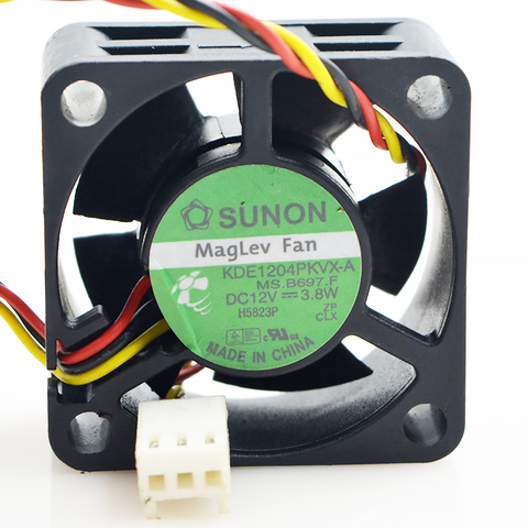 Connecteur pour routeur Maglev, ventilateur de refroidissement, pour Sunon 4020 40x40x20mm KDE1204PKVX-A 12V 3.8W ou MS.M.B400 12V 1.6 ► Photo 1/6