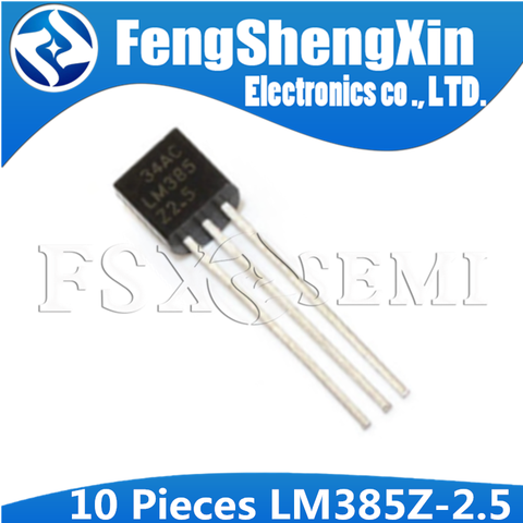 Diodes de référence de tension micro-puissance LM385Z-2.5 TO92, LM385Z LM385 LM385-2.5 TO-92, 10 pièces ► Photo 1/1