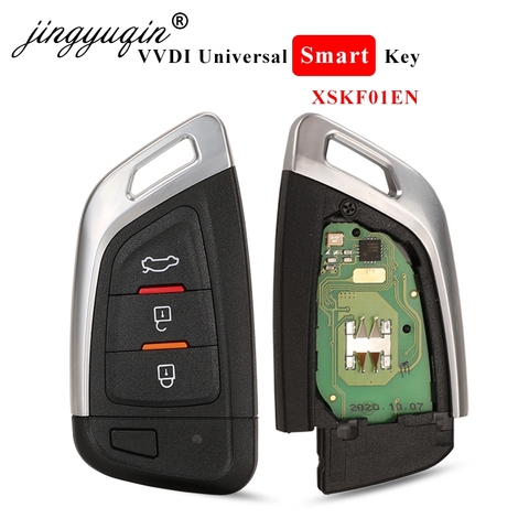 Jingyuqin XSKF01EN/XSCS00EN XSKF20EN XSKF21EN – clé intelligente universelle Go sans clé avec fonction de proximité pour outil de clé VVDI ► Photo 1/1