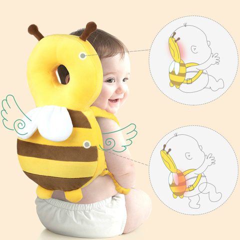 Oreiller de Protection de la tête de bébé dessin animé, oreiller Anti-chutes pour nourrissons en coton PP doux, coussin de Protection pour enfants ► Photo 1/6