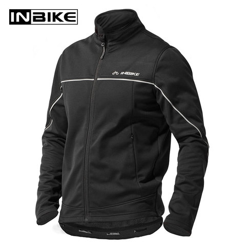 Veste de protection thermique chaude pour hommes, vêtement de cyclisme, veste coupe-vent, pour faire du vélo, vtt, pour moteur de route ► Photo 1/6