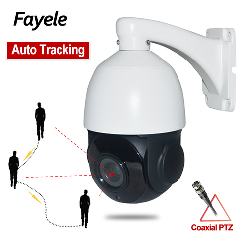 Caméra de surveillance dôme PTZ hd 2MP/1080P, dispositif de sécurité sans fil, avec suivi automatique, infrarouge, haute vitesse, inclinaison panoramique, Zoom 30X, AHD, CVI, TVI, CVBS, 4 en 1, coaxiale, UTC ► Photo 1/6