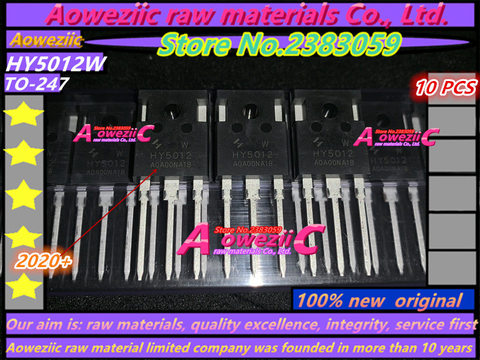 Aoweziic 2022 + 100% nouveau transistor à effet de champ haute puissance HY5012W HY5012 TO-247 125V 300A d'origine ► Photo 1/2