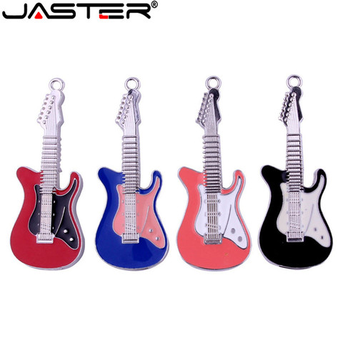 JASTER métal rock guitare usb clé USB clé mémoire musique guitares clé usb 4GB 8GB 16GB 32GB 64GB USB cadeau créatif ► Photo 1/6