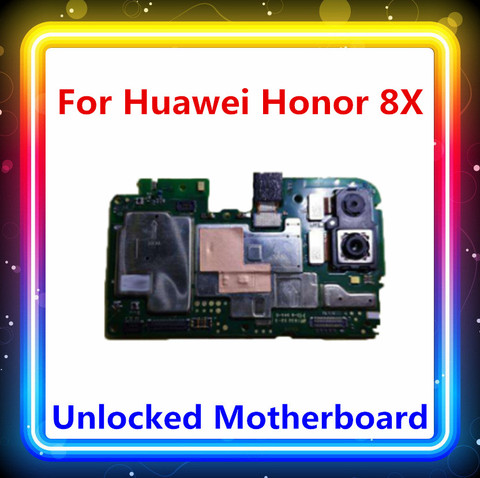 Original pour Huawei Honor 8X carte mère ROM 64G 128G RAM 4G 6G pour Honor 8X carte de remplacement/panneau frais de mise à jour Android ► Photo 1/1