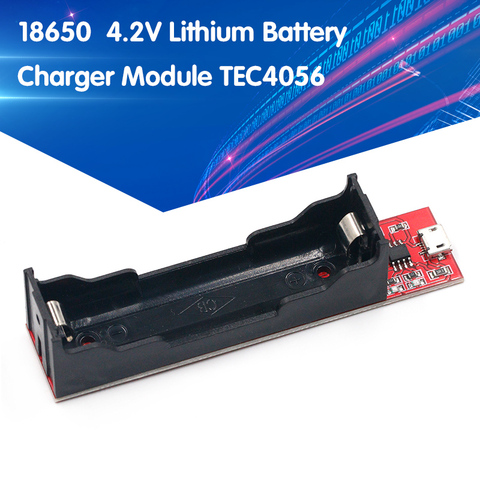 TEC4056 18650 chargeur Module 4.2V chargeur de batterie au Lithium pour 18650 chargeur de batterie au Lithium Module de carte de non-protection ► Photo 1/6