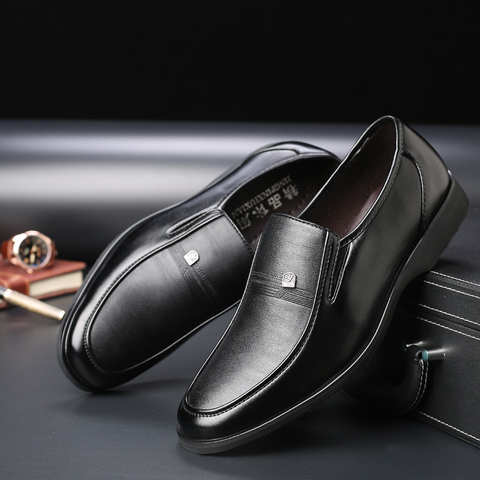 Haute qualité hommes chaussures en cuir automne nouvelles chaussures formelles hommes grande taille chaussures habillées noir Oxford chaussures pour hommes Zapatos De Hombre ► Photo 1/6