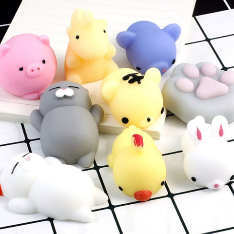 Kawaii Anima Squishy Mochi Toys For Kids Jouet Balle Anti Stress