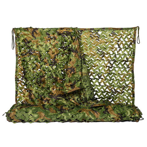 Filet de Camouflage militaire filet de Camouflage armée décoration filets ombre maille chasse voiture jardin Camping en plein air bâche tente abri soleil ► Photo 1/6