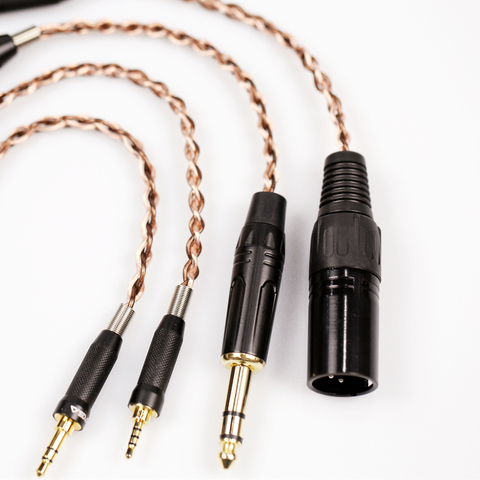 Adaptateur Audio SIVGA 6N en cuivre monocristallin, OCC 4.4mm femelle à 2.5mm/ 3.5mm/ 6.35mm/4 broches XLR mâle ► Photo 1/6