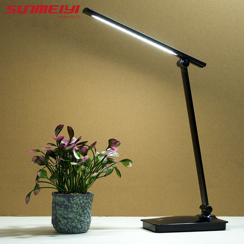 Lampe Led pliante et Rechargeable par USB, moderne, à intensité réglable, avec interrupteur tactile, idéal pour un bureau ou une Table d'étude des étudiants ► Photo 1/5