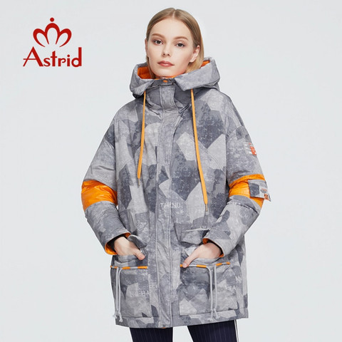 Astrid – manteau de sport chaud à capuche pour femme, parka de couleur épaisse, à la mode, nouvelle collection hiver 2022, ZR-7222 ► Photo 1/6