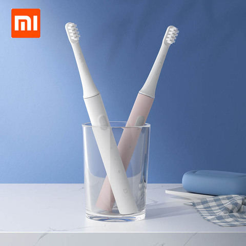 Xiaomi Mijia – brosse à dents électrique sonique T100, Vibration à haute fréquence seulement 46g Mode à deux vitesses IPX7, brosse à dents Mijia étanche ► Photo 1/6