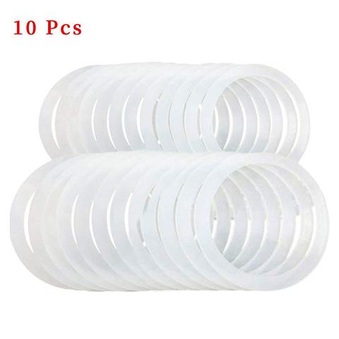 10 pièces Silicone joints d'étanchéité joints pour étanche bouche régulière pot couvercles accessoires Silicone bague d'étanchéité fournitures 2022 ► Photo 1/6