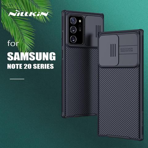 Pour Samsung Galaxy Note 20 Ultra étui Nillkin CamShield caméra coulissante bouclier givré pour Samsung Note 20 S21 Ultra S20 Plus FE 5G ► Photo 1/6