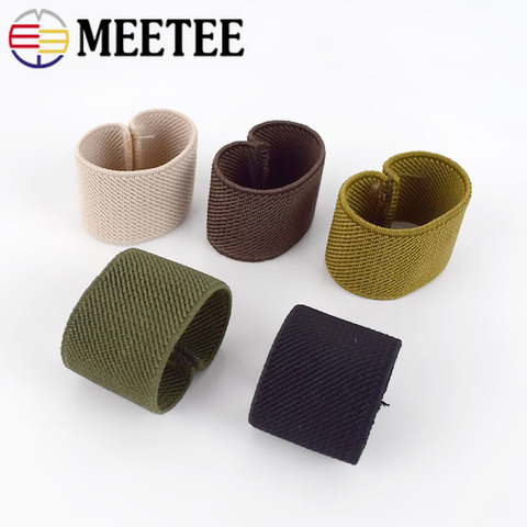 15 pièces Meetee Nylon ceinture élastique boucle anneau pince crochet queue pince pour gardien jean ceintures sangle accessoire artisanat cuir bricolage AP017 ► Photo 1/6