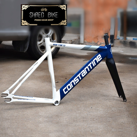 Constante – cadre de vélo à pignon fixe en aluminium 700c 6061-T6, avec fourche en Fiber de carbone de 51cm, Sensation musculaire, haute qualité ► Photo 1/4