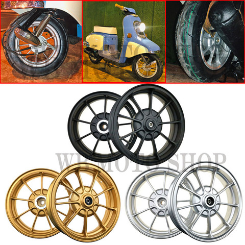 Roue avant et arrière de moto avec frein à tambour, pour Honda DIO AF18, AF24, horno AF28, ZX, AF34, AF35, DIO50, AF52, Julio AF54, AF56 ► Photo 1/6