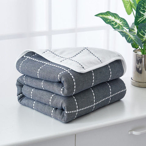 Couette 100% coton, Plaid, literie, tissu doux, respirant, pour la maison ► Photo 1/6