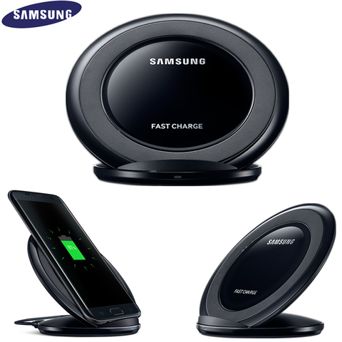 Chargeur sans fil d'origine Samsung Qi support rapide pour Samsung Galaxy S20 S10 S9 S8 S7 Note10 pour iPhone 11 X EP-NG930 ► Photo 1/6