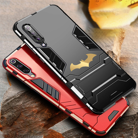 Coque de béquille chauve-souris pour Samsung Galaxy S9 S10 Plus S10e Note 20 10 9 8 A70 A50 A30 S21 S20 armure antichoc ► Photo 1/6