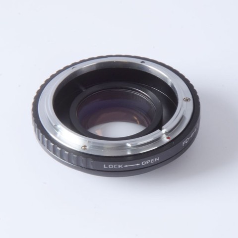 Bague d'adaptation Turbo pour réducteur de vitesse Focal pour objectif canon FD vers caméra m4/3 E-PL6 GF6 GX1 GX7 EM5 EM1 E-PL5 BMPCC ► Photo 1/3