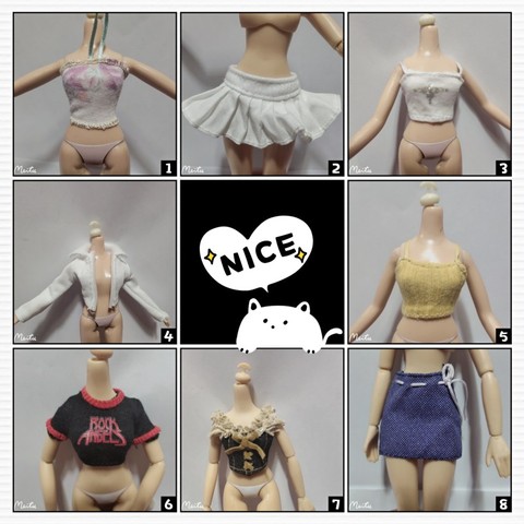 Vêtements pour poupée bratz monster, 30cm, pour lycée, licca, maison de jeu, pantalon, haut, jupe, vague 2 ► Photo 1/6