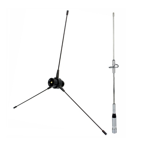 2 jeux d'accessoires électroniques: 1 jeu d'antenne 10-1300MHz et 1 jeu d'antenne double bande UHF / VHF 144/430MHz 2.15 ► Photo 1/6