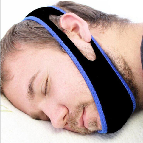 2022 nouveau Anti ronflement ceinture mâchoire Solution soutien sommeil arrêter de ronfler menton soutien sangles pour nuit soins outils visage-levage beauté ► Photo 1/6