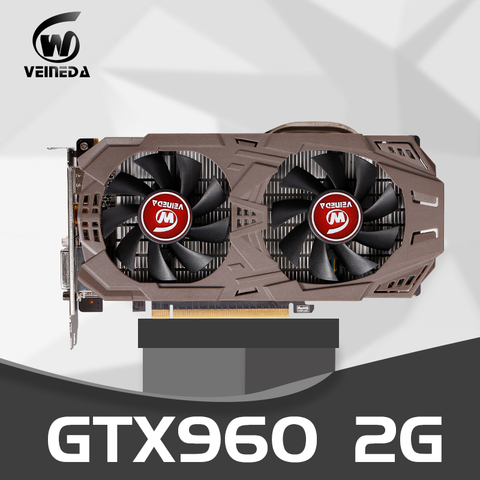 VEINEDA carte graphique originale GTX 960 2GB 128Bit GDDR5 cartes vidéo pour cartes nVIDIA VGA Geforce GTX960 GTX 750 Ti 950 1050 ► Photo 1/5