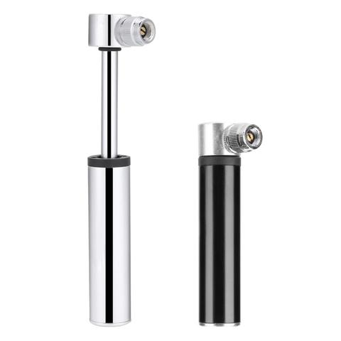 Mini pompe à vélo Portable accessoire de vélo en alliage d'aluminium pneu pompe de gonflage d'air pour VTT vélo de basket-ball Football ► Photo 1/6