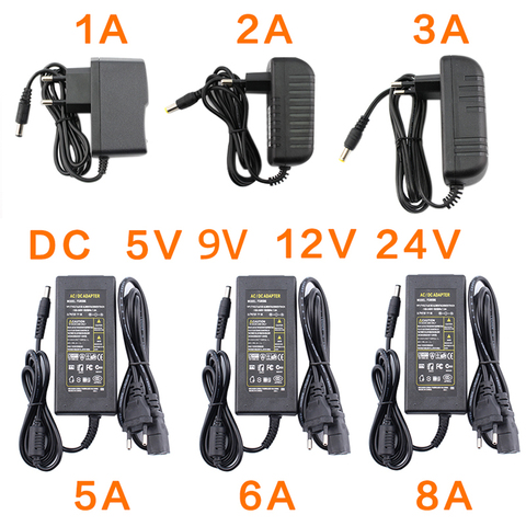 Adaptateur d'alimentation domestique 5 / 9 / 12 / 24 V, chargeur universel ue US 2, spécifications ► Photo 1/6