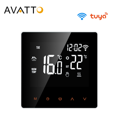Régulateur de température intelligent de Thermostat d'avatto Tuya WiFi pour le chauffage par le sol électrique, travail de voix de chaudière d'eau/gaz pour la maison de Google ► Photo 1/6