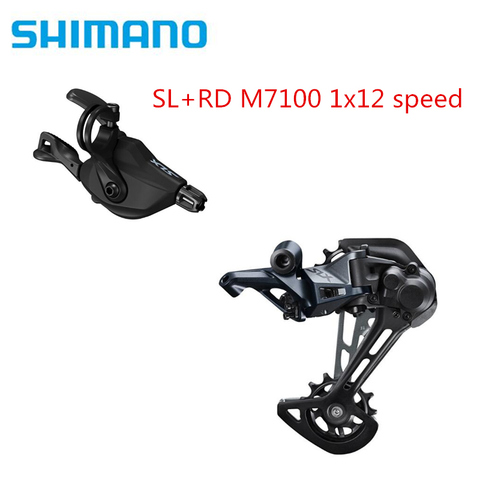 SHIMANO SLX SL-M7100 + RD-M7100 M7120 12S Groupset VTT VTT Groupe 1x12S M7100 Dérailleur ARRIÈRE m7100 manette de vitesse Levier ► Photo 1/6