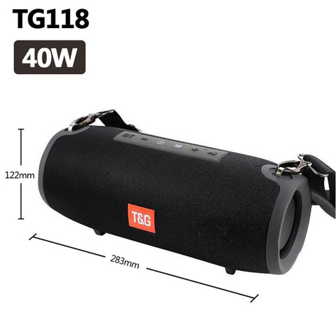 TG118 vente chaude haute puissance 40W Bluetooth haut-parleur basse Portable sans fil stéréo centre de musique Subwoofer 3600mAh batterie FM Radio ► Photo 1/6