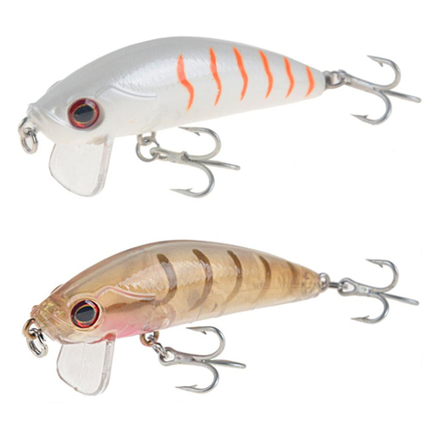 Leurre de pêche au vairon flottant 6.5cm 6.5g 3D yeux en plastique dur appât artificiel Pesca Wobblers truite brochet pêche à la carpe ► Photo 1/6