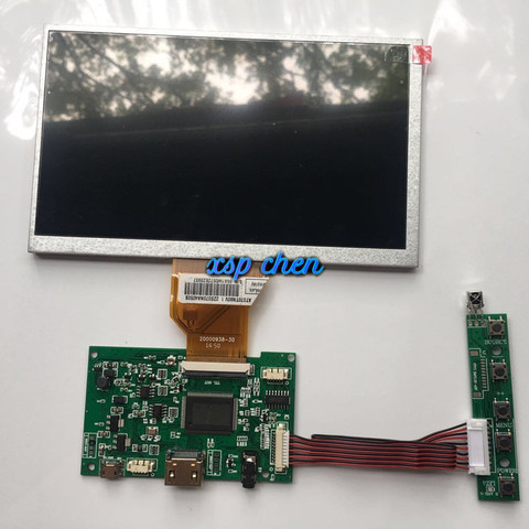 Contrôleur d'écran LCD de carte de conducteur HDMI pour AT070TN90 AT070TN92 V.X écran LCD 7DD1 + 1 FPC 800*480 Micro USB 50 broches ► Photo 1/6