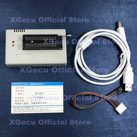 Programmateur USB XGecu TL866II Plus, édition noire, supporte Flash 15000 + IC, NAND EEPROM MCU PIC AVR remplace TL866A TL866CS ► Photo 1/6