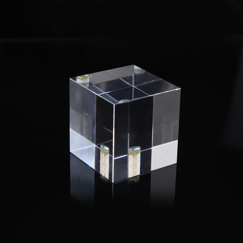 Prisme photographique, Cube de cristal en verre 50x50x50mm, accessoires de maison personnalisés, accessoires de photographie ► Photo 1/6