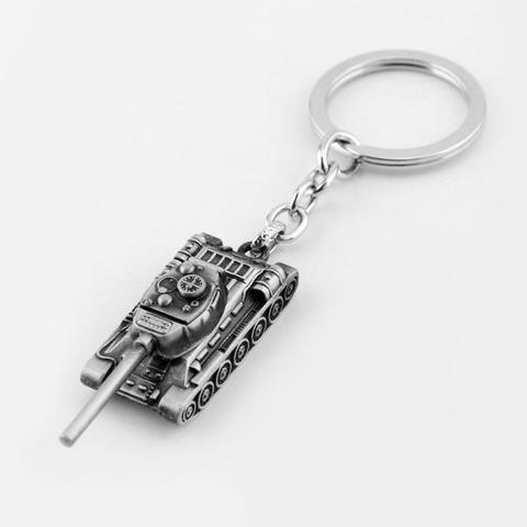 WOT – porte-clés de jeu de Tank en métal, créatif, pendentif modèle de Tank pour homme, accessoires de voiture, bijoux, cadeau ► Photo 1/6