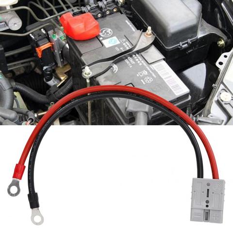 Connecteur d'alimentation pour voiture haute intensité, pour chariot élévateur, Double pôle, 50a, 600V, câble d'extension, chargeur de batterie haute intensité ► Photo 1/6