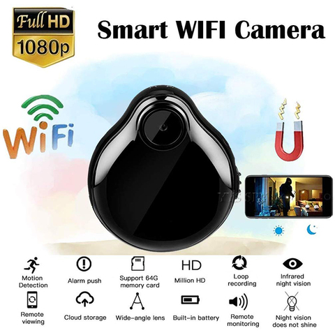 Wifi Mini Camra Espia vidéo Kamera gouttelettes d'eau Style Micro Camara petite Action IP sécurité caméscope soutien caché carte SD ► Photo 1/6